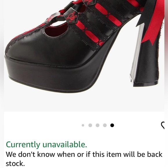 Demonia lace boots platform leather style & lace vampire core dark romantic goth - Picture 13 of 14